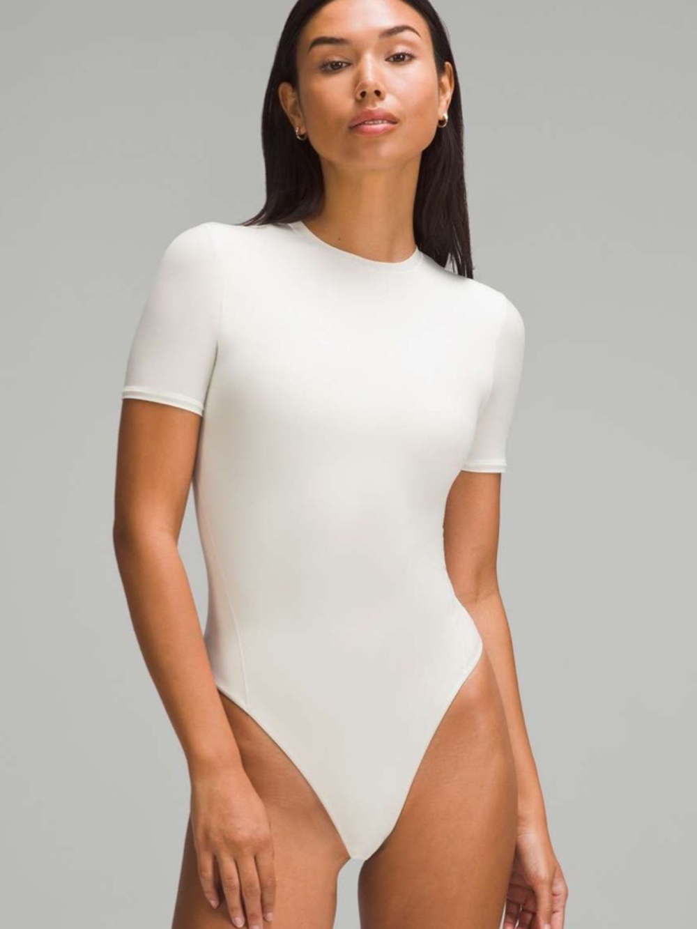 Good American White Cap-Sleeve bodysuit! 0